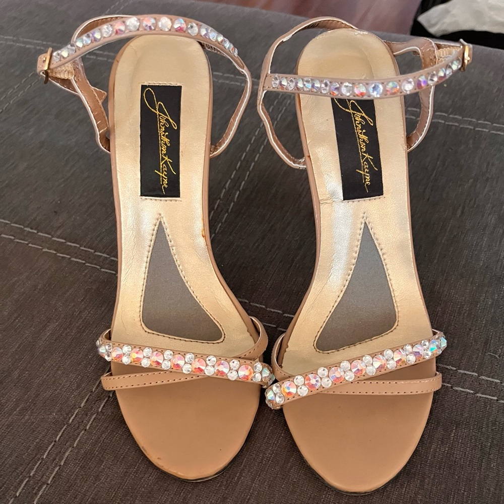Johnathan Kayne rhinestone heels